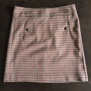 Plaid Ann Taylor Loft mini skirt- like new